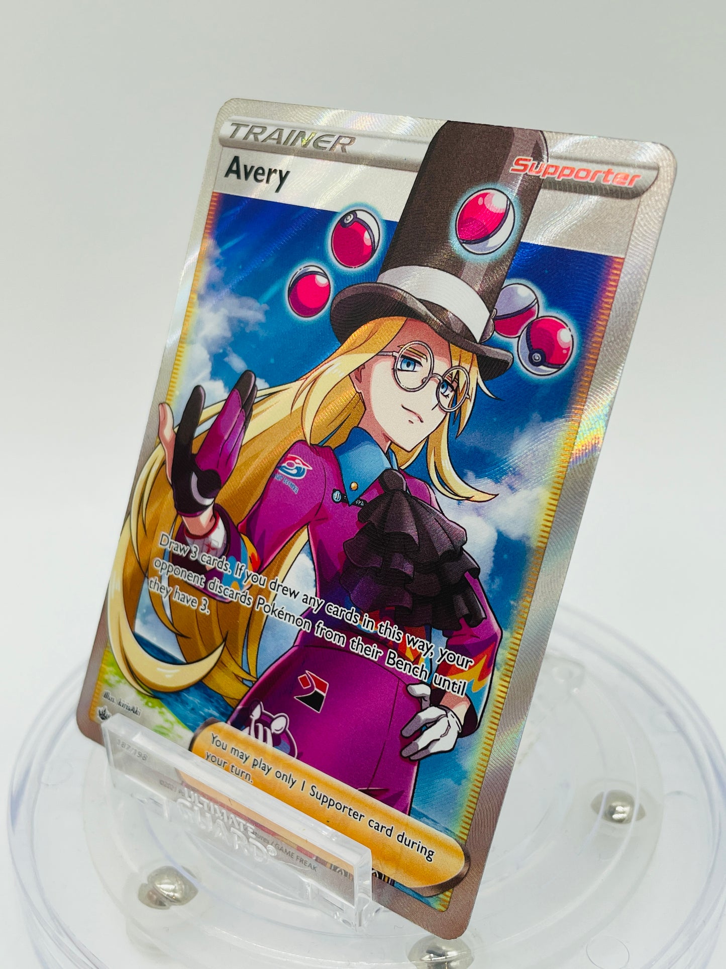 Pokémon Saverio/Avery Fullart 187/198 - Schaurige Herrschaft [ENG]