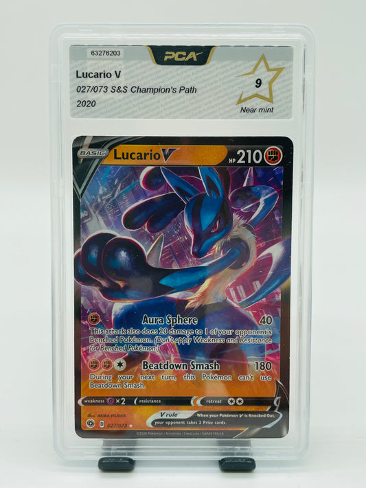 Pokémon Lucario/Lucario V 027/073 PCA 9 - Weg des Champs [ENG]